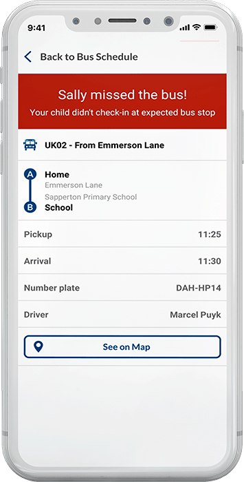 Missed Bus Notification